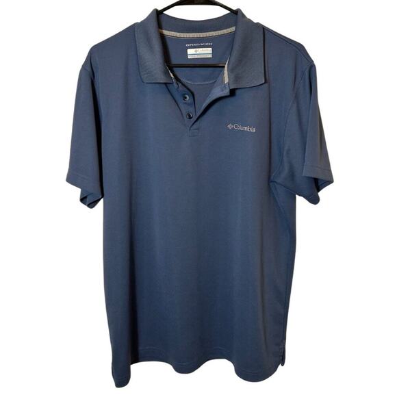 Columbia Performance Polo, Blue, Men's Large - Picture 3 of 7